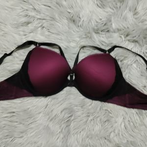 Bra with chest detail